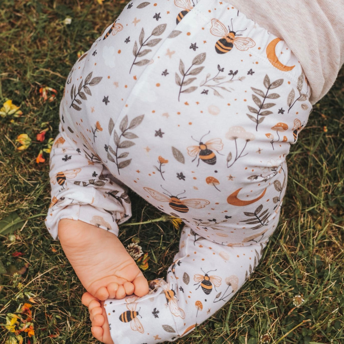 Bees & Moon Toddler & Child Leggings