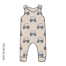 Load image into Gallery viewer, Tractors Romper
