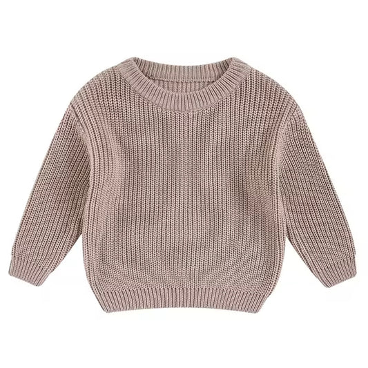 Chunky Knit Oversized Sweater - Lavender