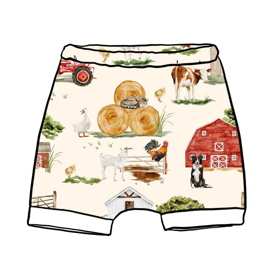 Farm Life Rolled Shorts