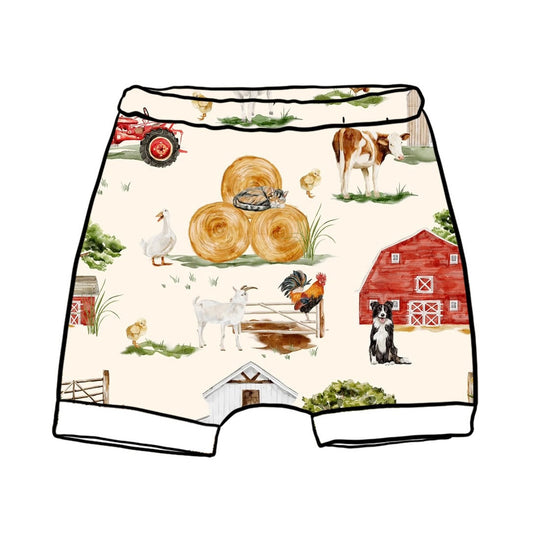 Farm Life Rolled Shorts