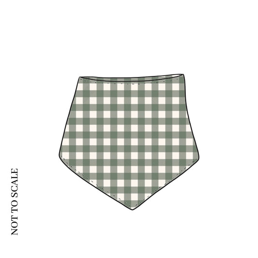 Forest Gingham Dribble Bib
