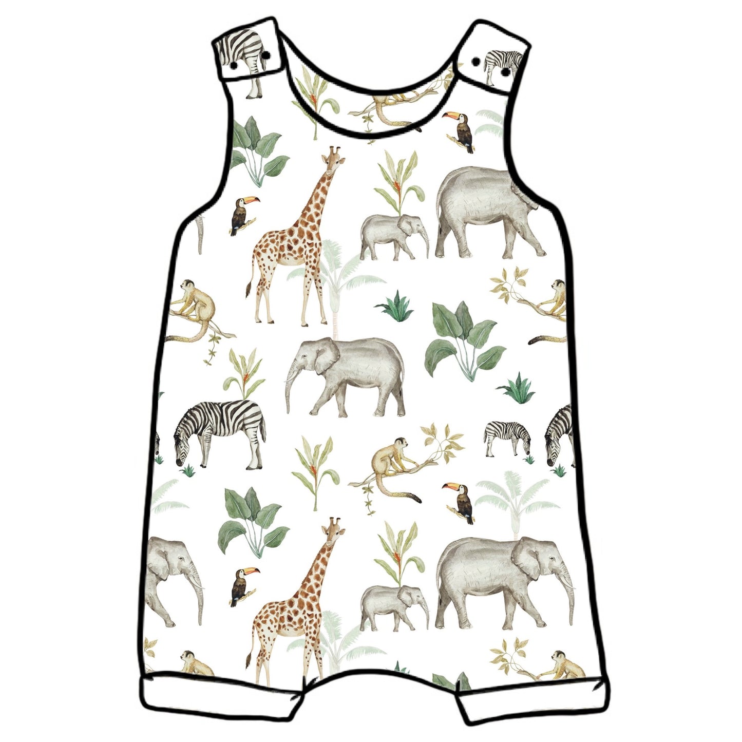 Safari Short Romper