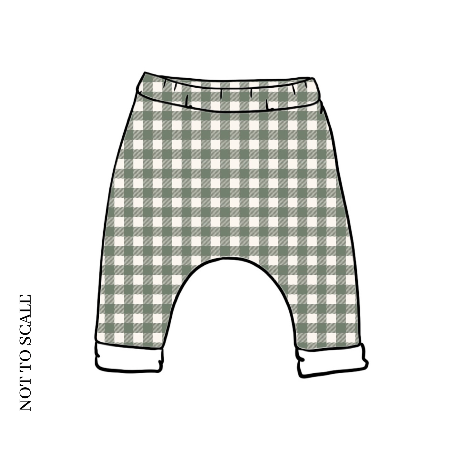 Forest Gingham Baby & Child Harems