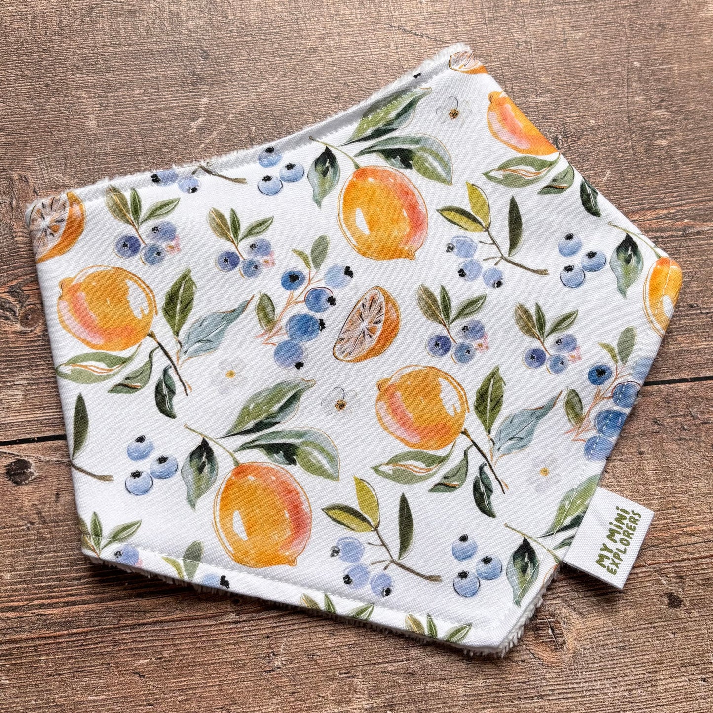 Fresh Lemons Dribble Bib