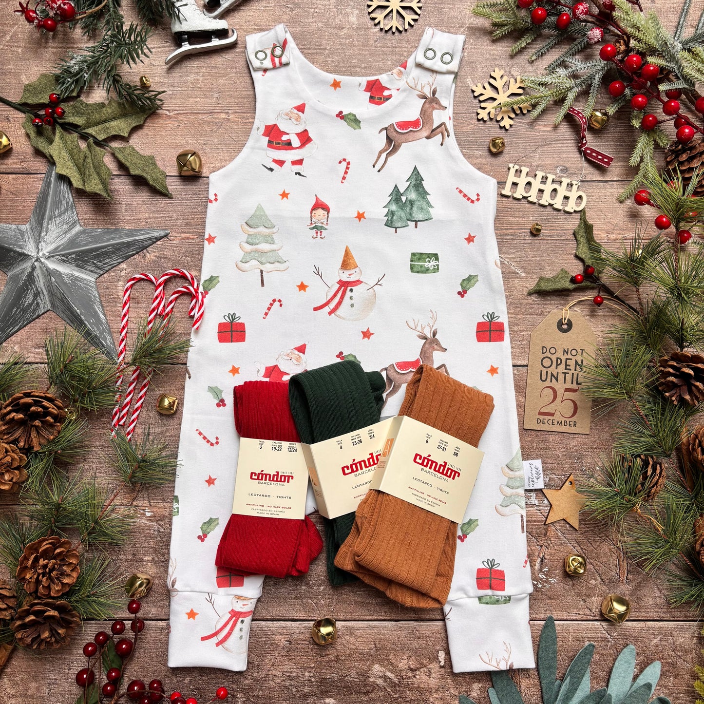 Christmas Time Child & Baby Bloomer Romper