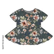 Load image into Gallery viewer, Sunflowers Peplum Top
