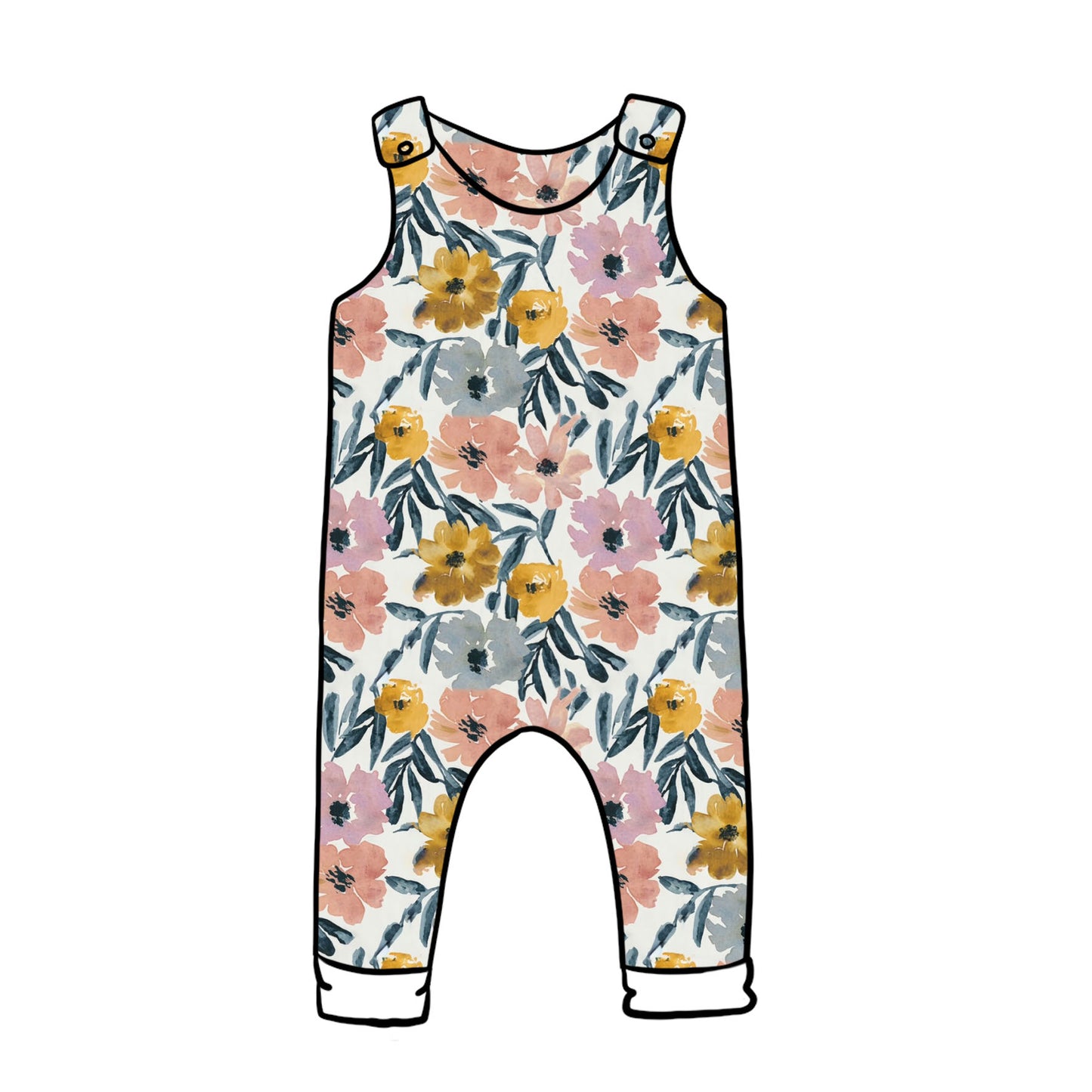 Sunny Blooms Romper