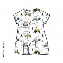 Load image into Gallery viewer, Construction T-Shirt Dress
