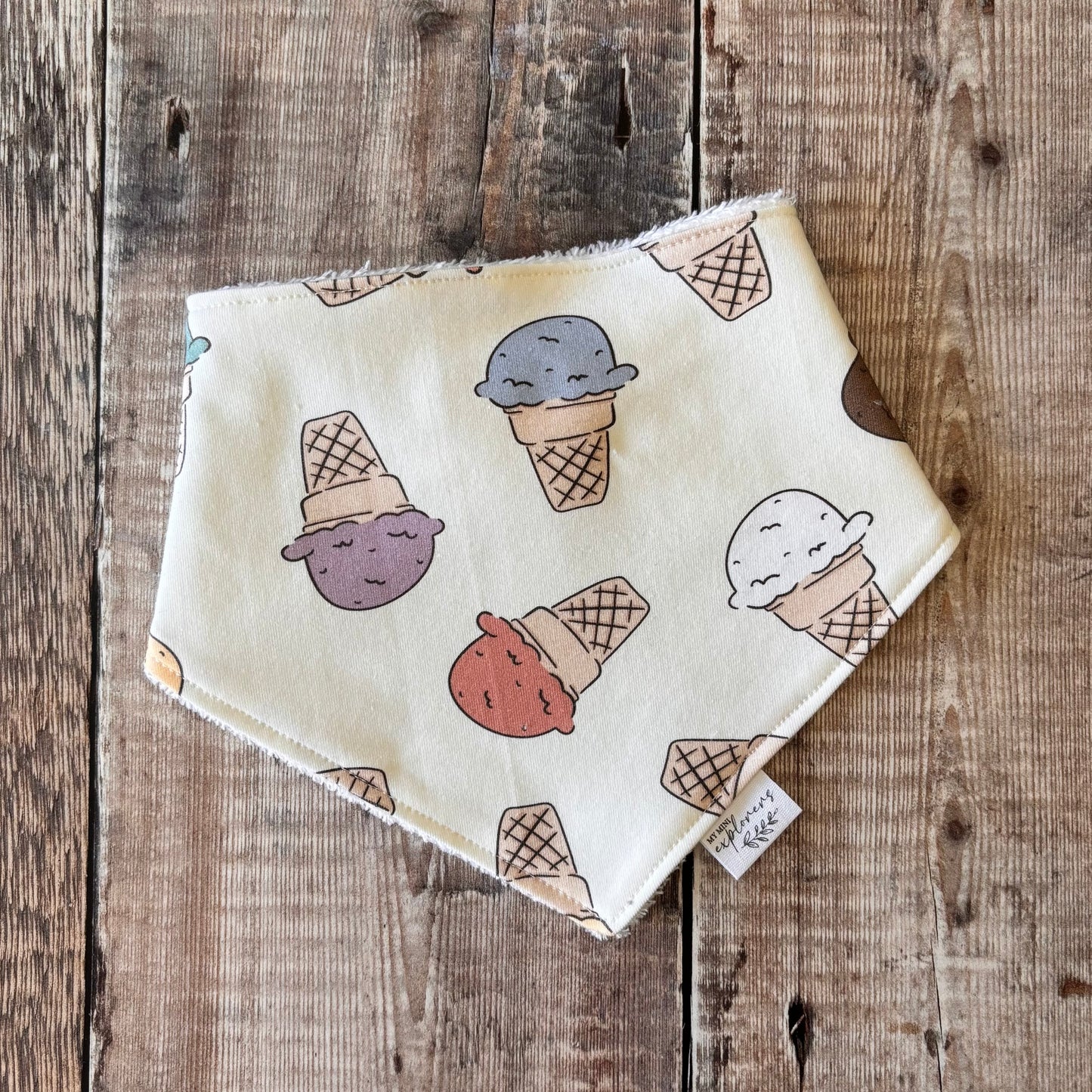 Ice Creams Dribble Bib