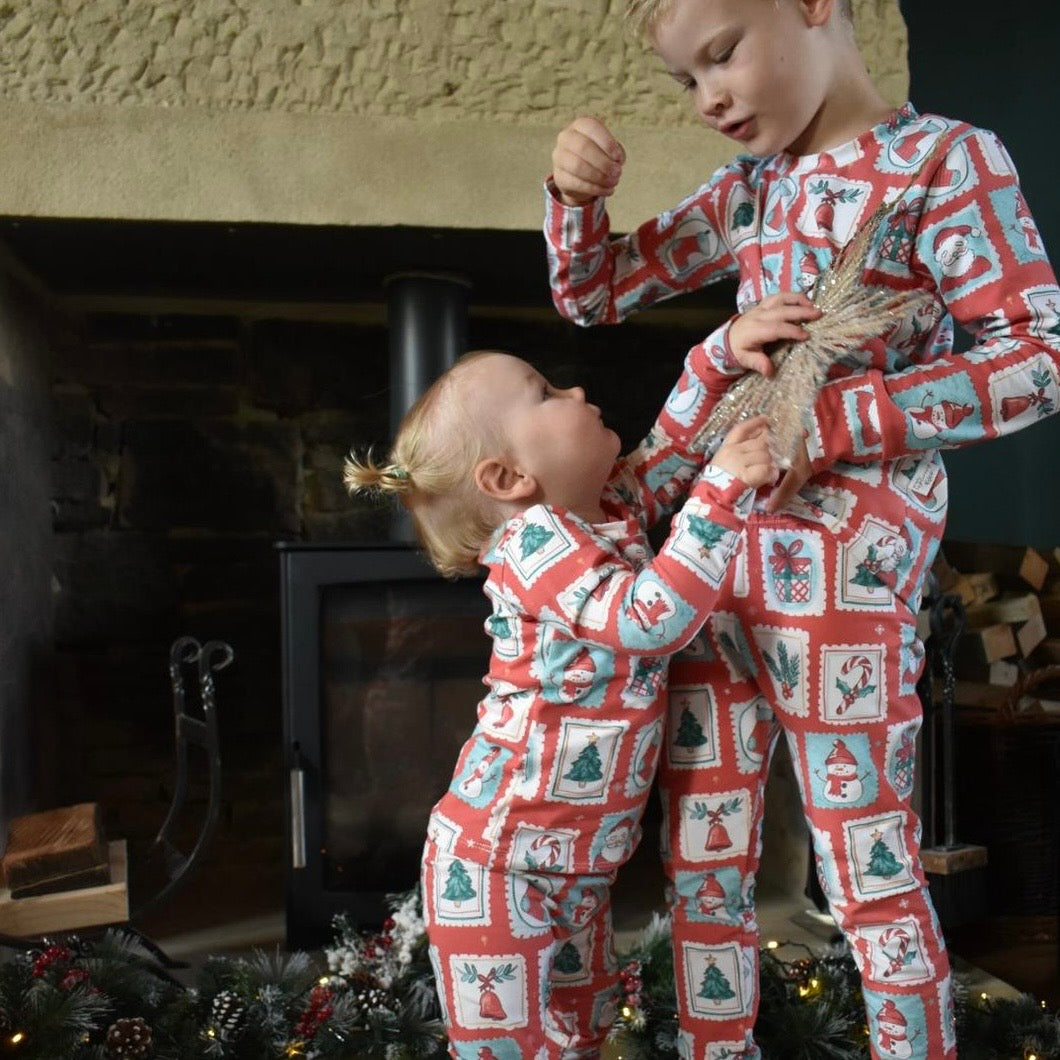 Christmas Stamps Child & Baby Long Sleeve T-Shirt