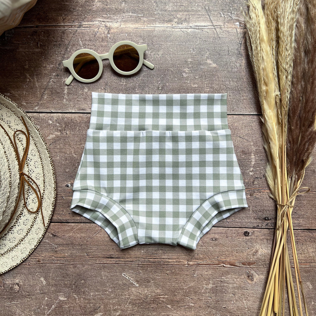 Spring Gingham Yoga Bloomers 12-18m