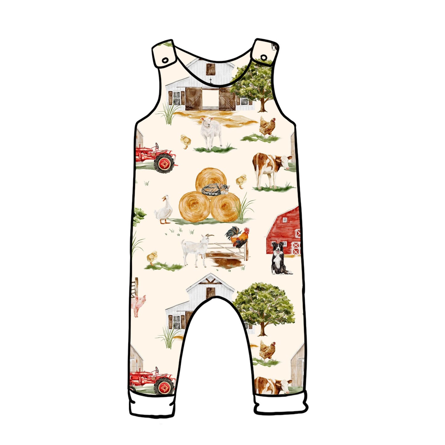 Farm Life Romper