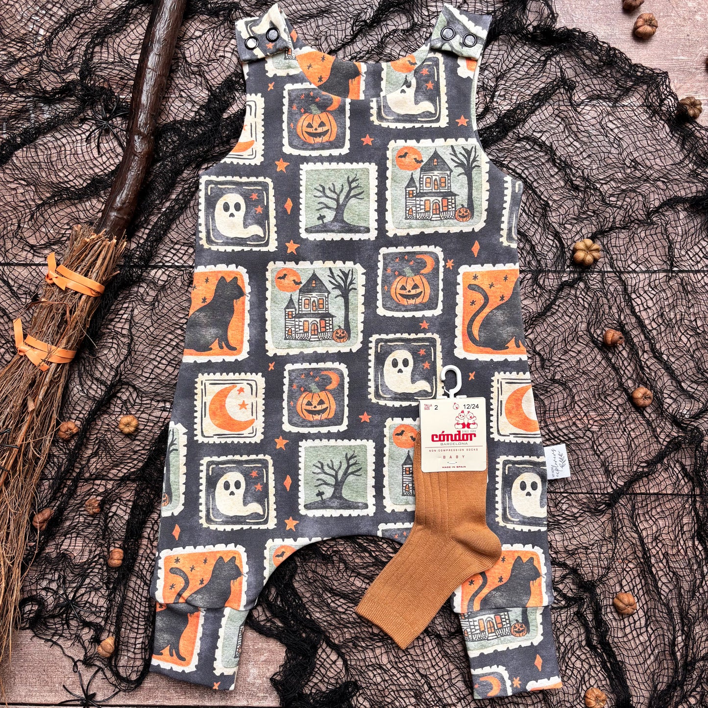 Halloween Stamps Child & Baby Full Length Romper