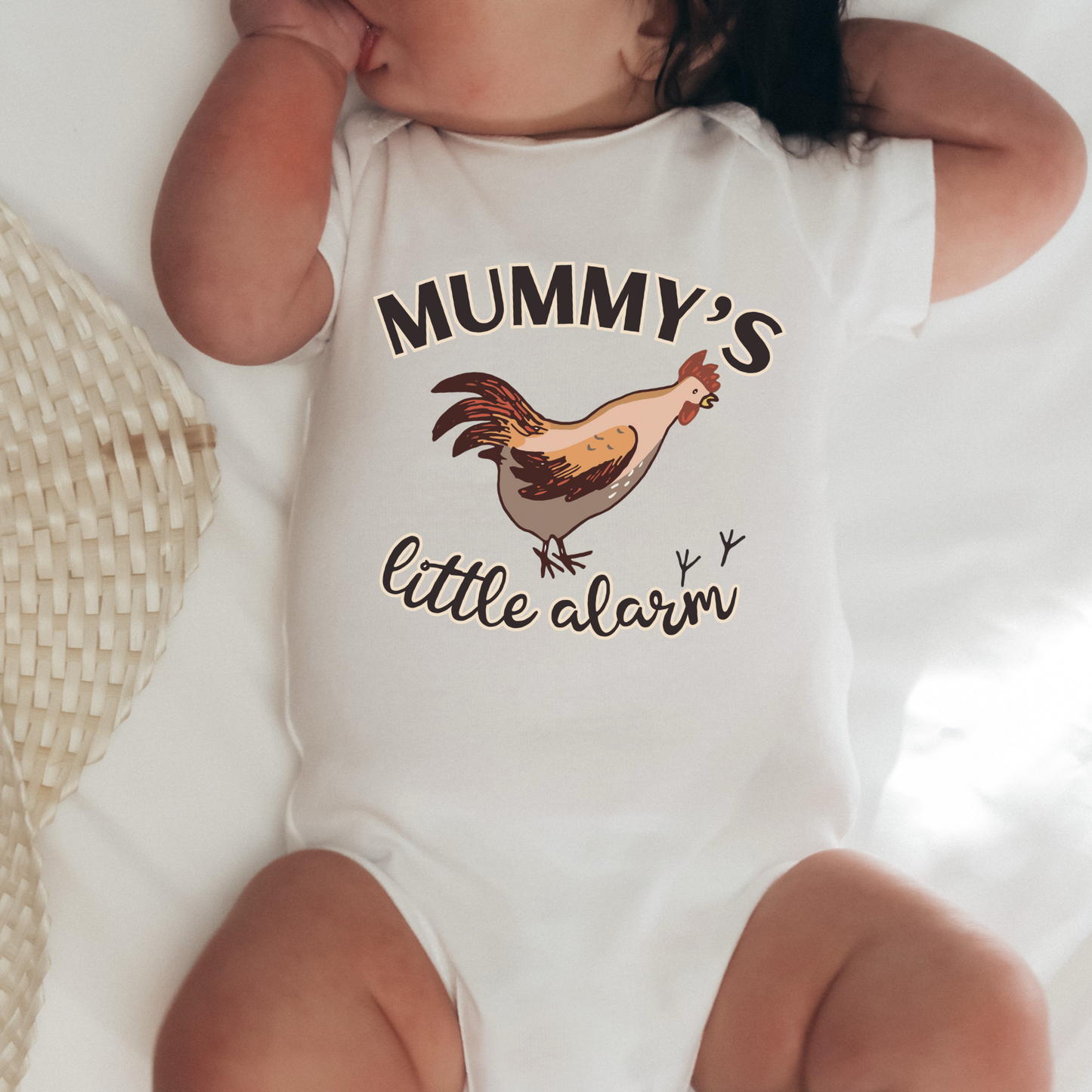 Mummy's Little Alarm Baby Bodysuit