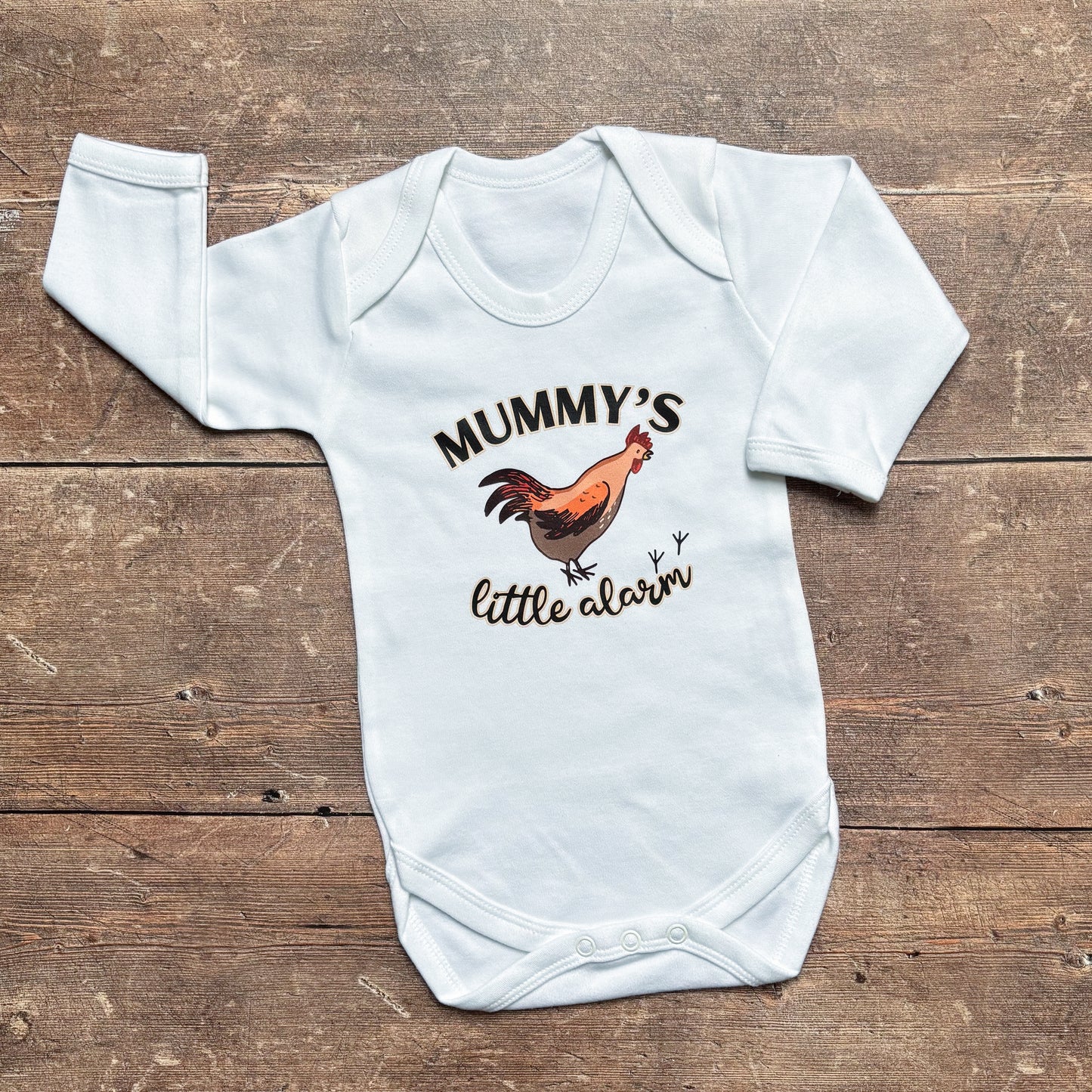 Mummy's Little Alarm Baby Bodysuit