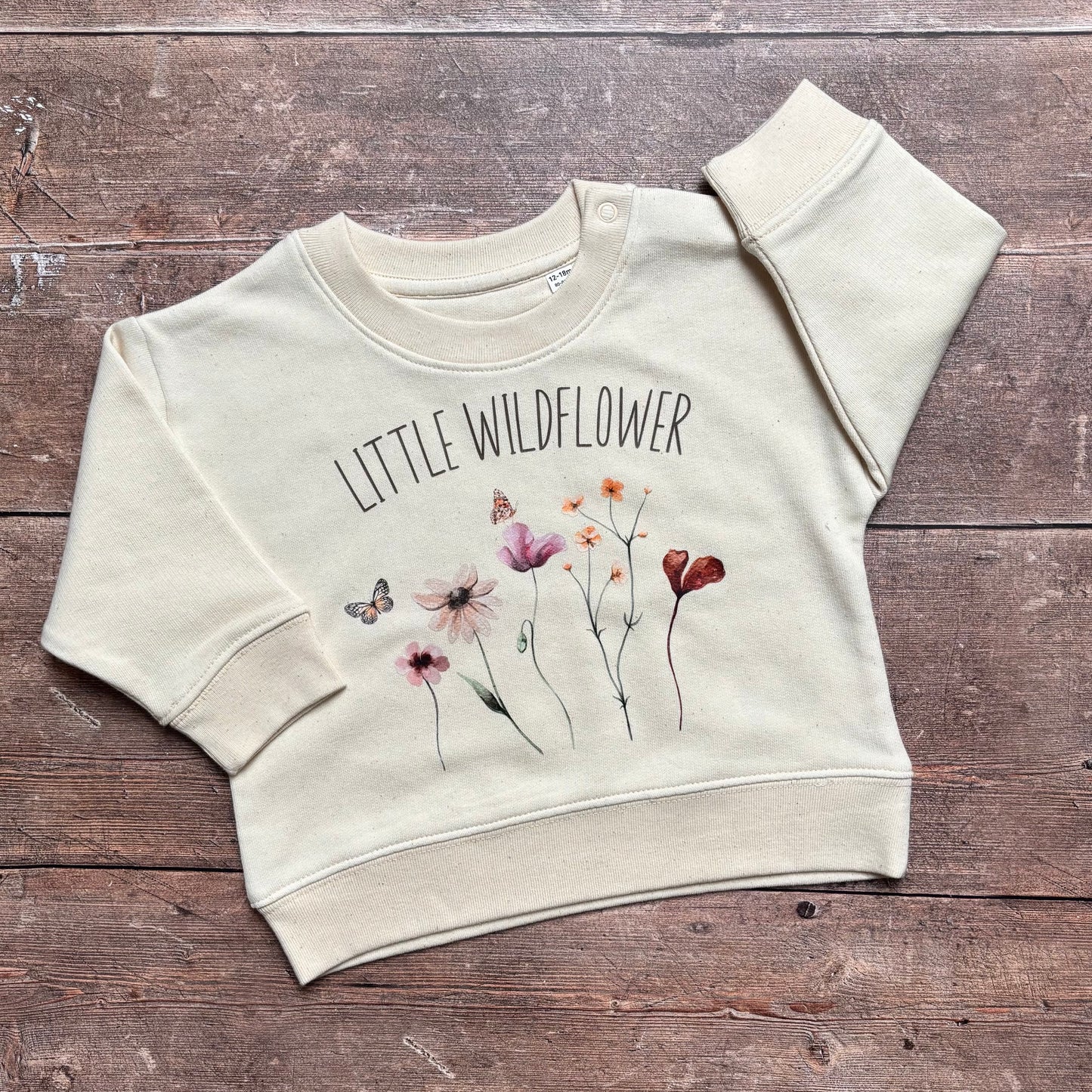 Wildflower Sweatshirt 12-18m (Natural)