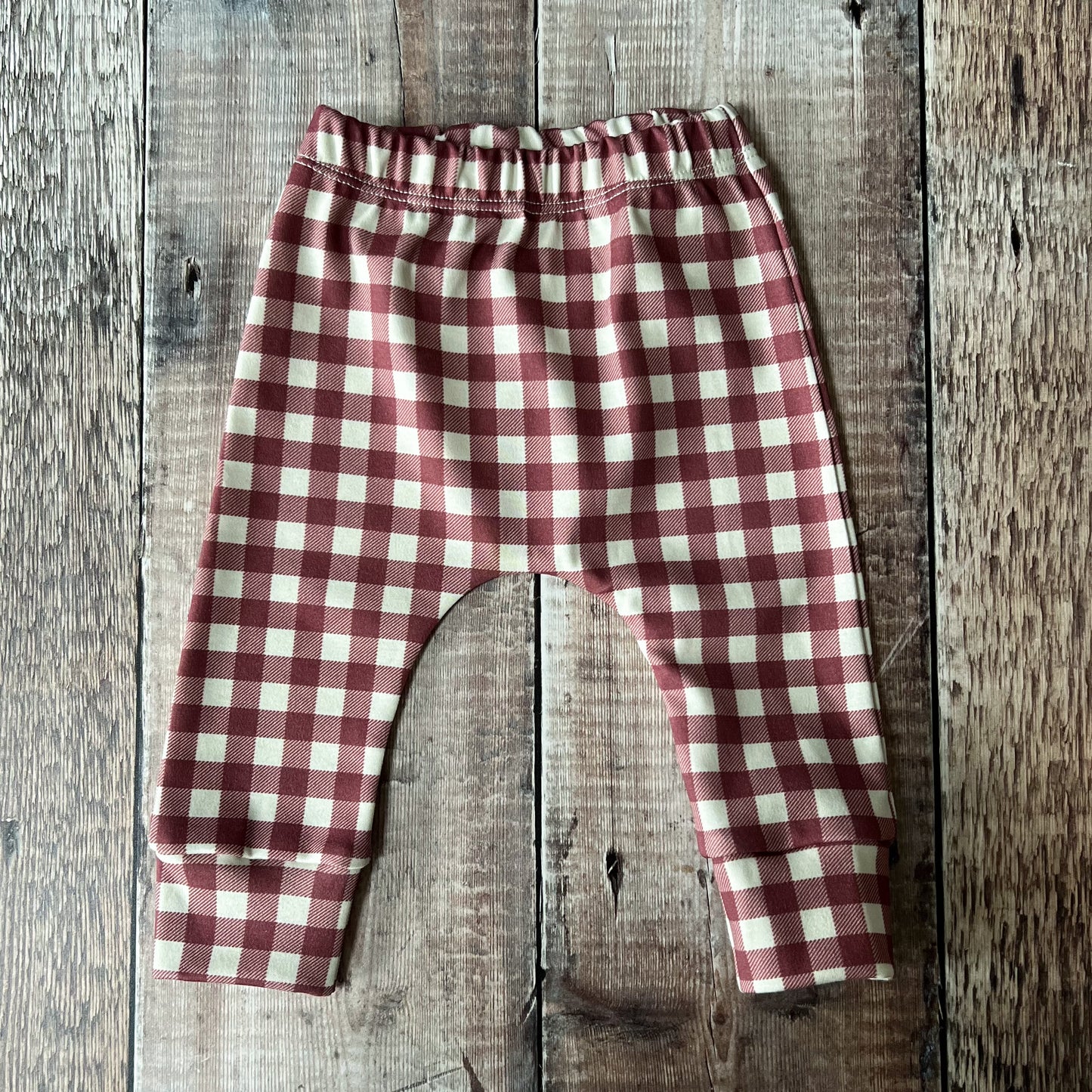 Berry Gingham Harems 9-12m