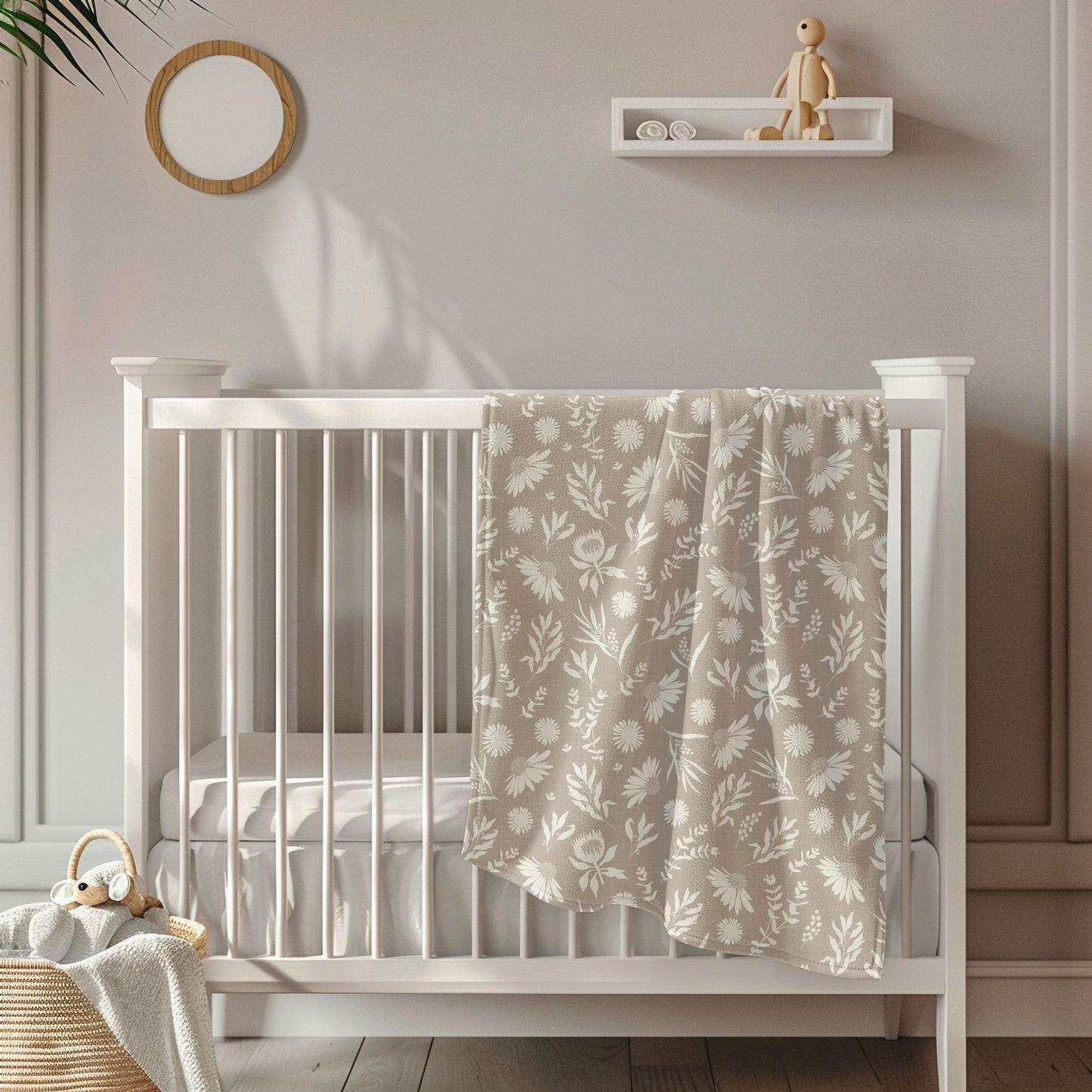 Linen Meadow Toddler & Child Sherpa Blanket