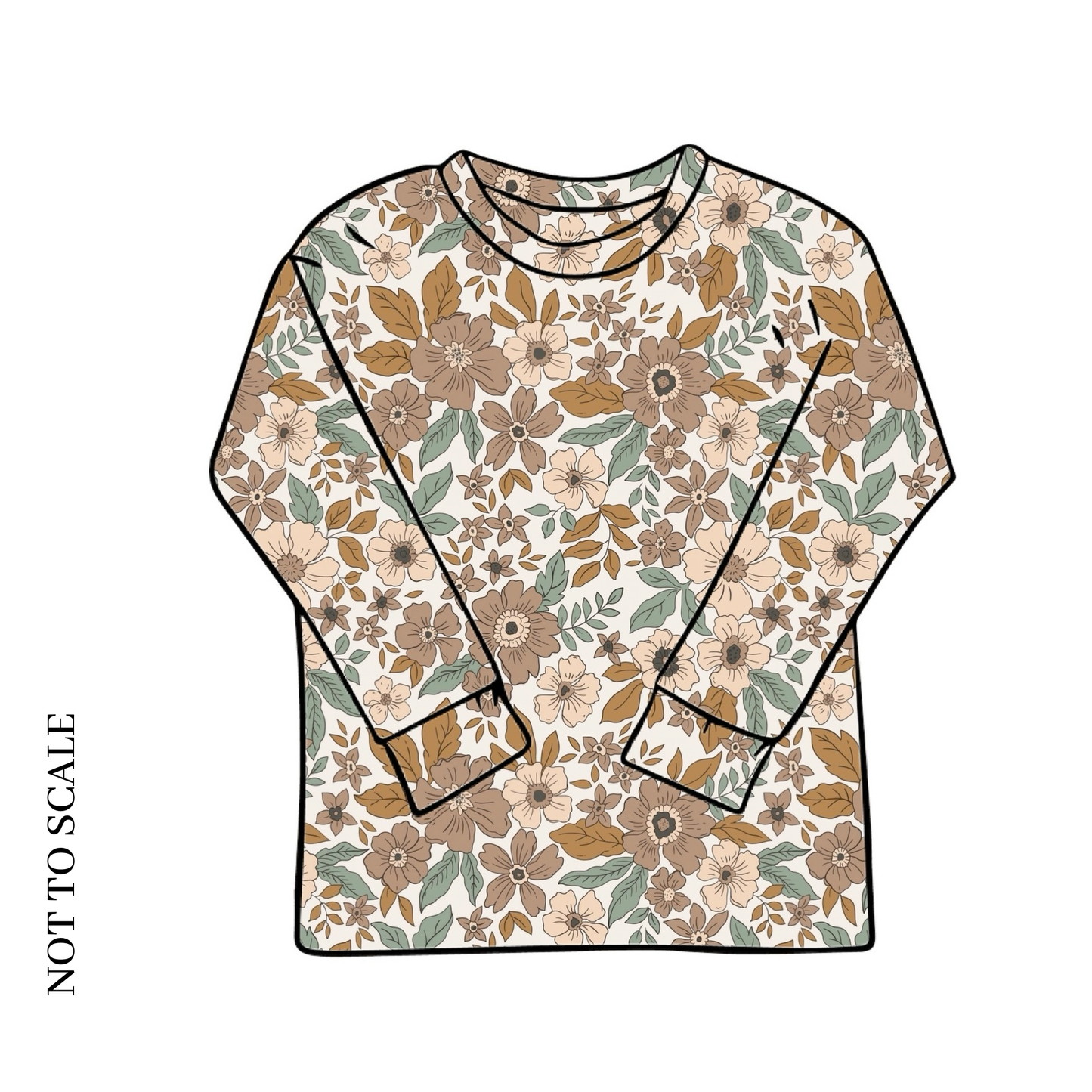 Folk Floral Long Sleeve T-Shirt