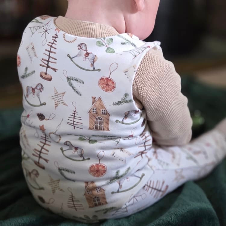 Scandi Christmas Child & Baby Romper