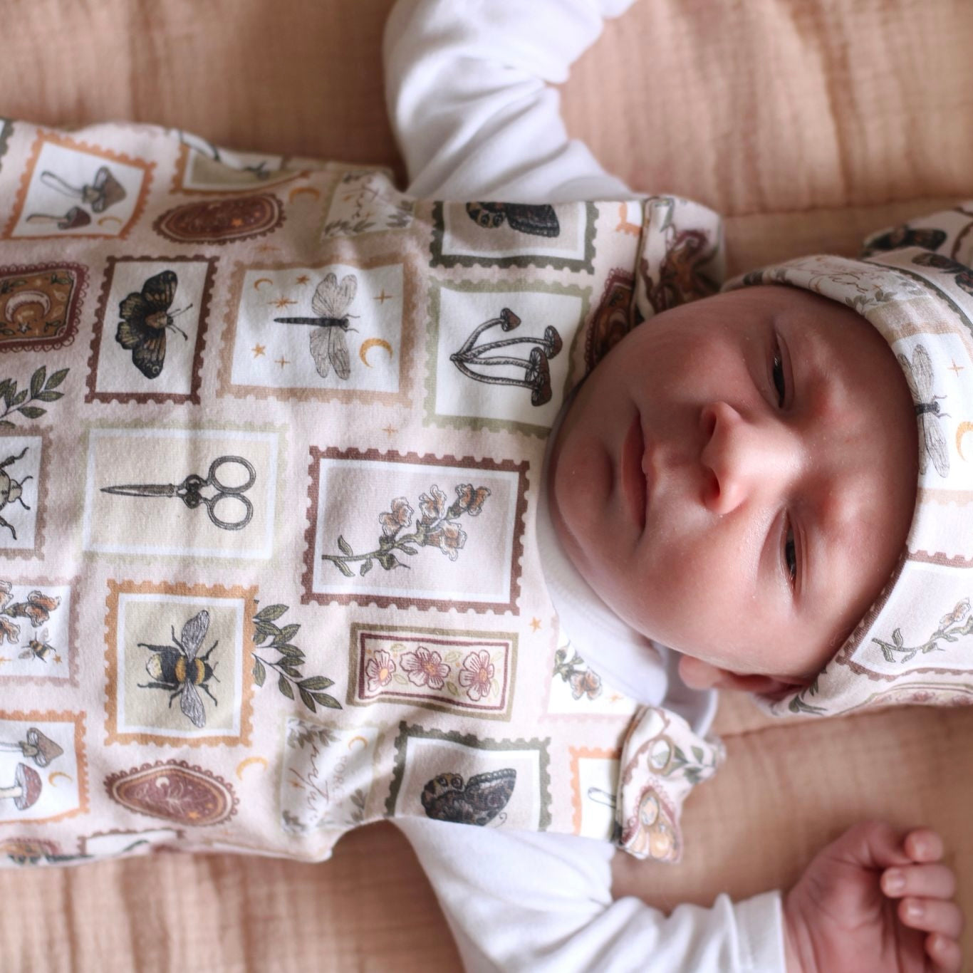 Botany Stamps Child & Baby Full Length Romper