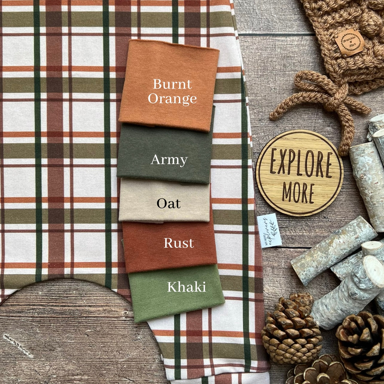 Wild Wood Check Harems