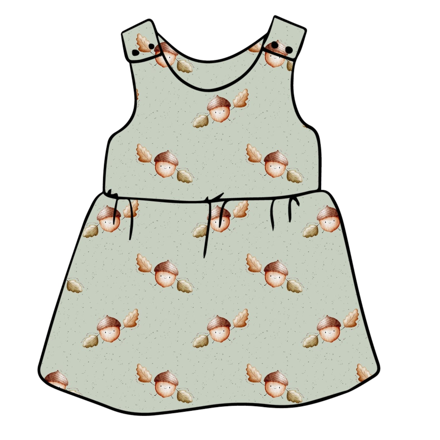 Happy Acorns Child & Baby Pinafore Dress
