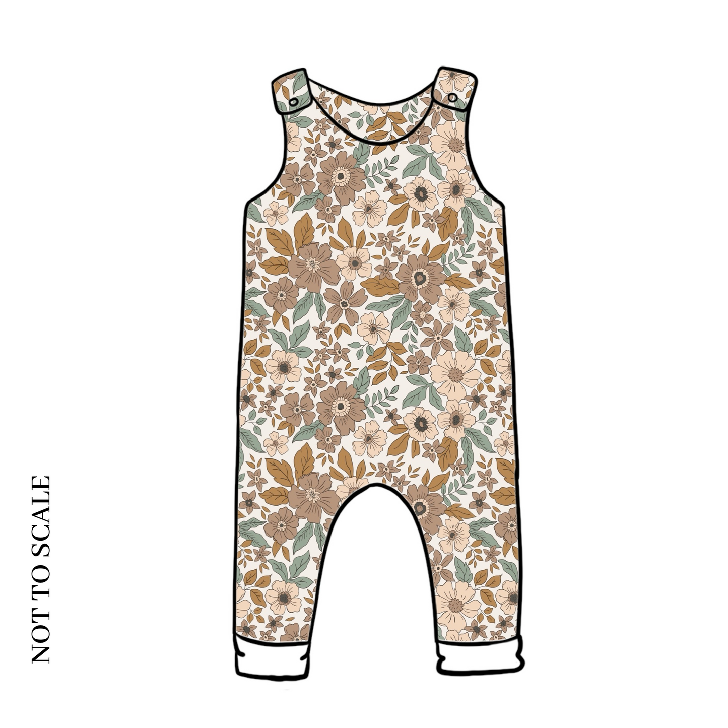 Folk Floral Romper