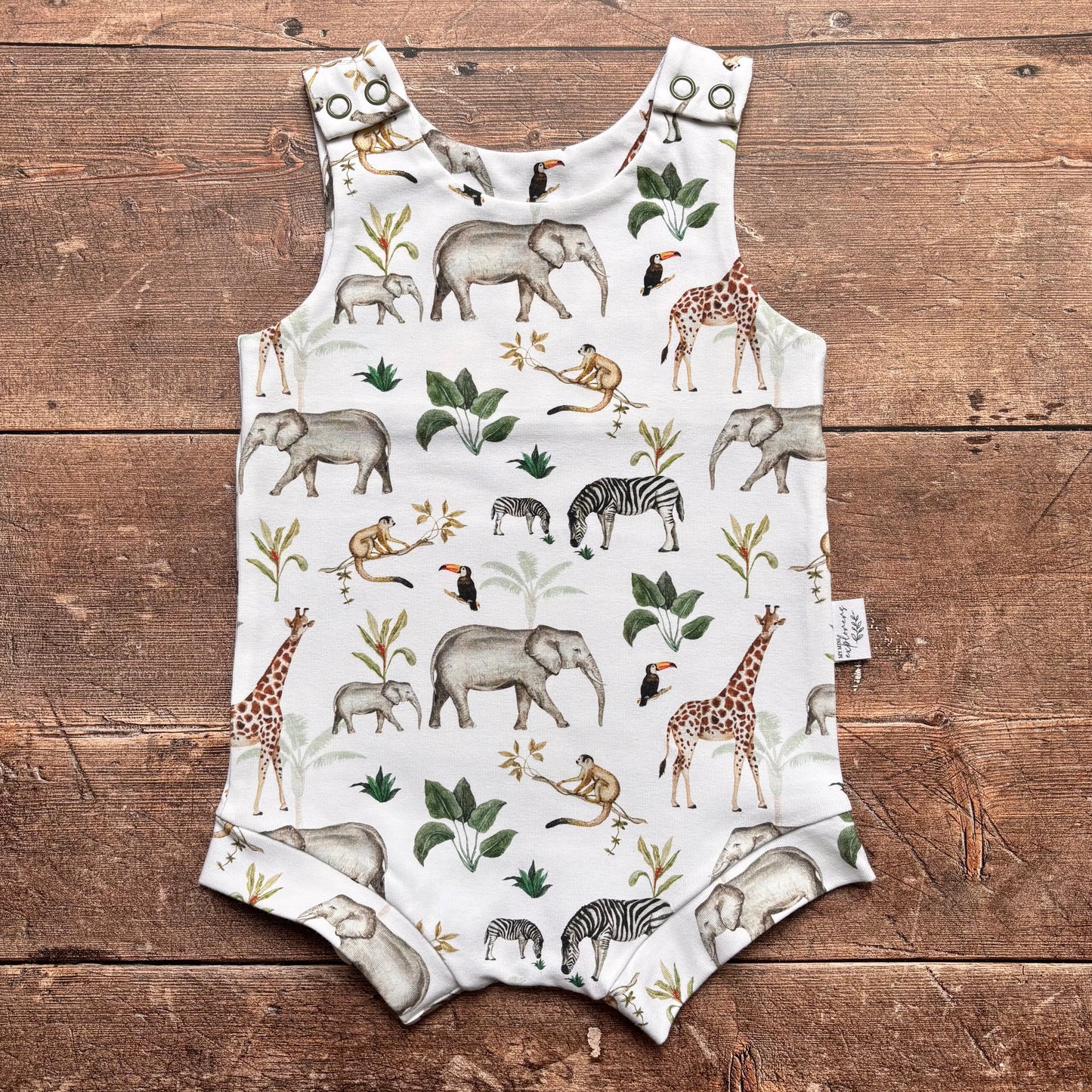 Safari Bloomer Romper