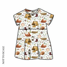 Load image into Gallery viewer, Woodland Campers T-Shirt Dress
