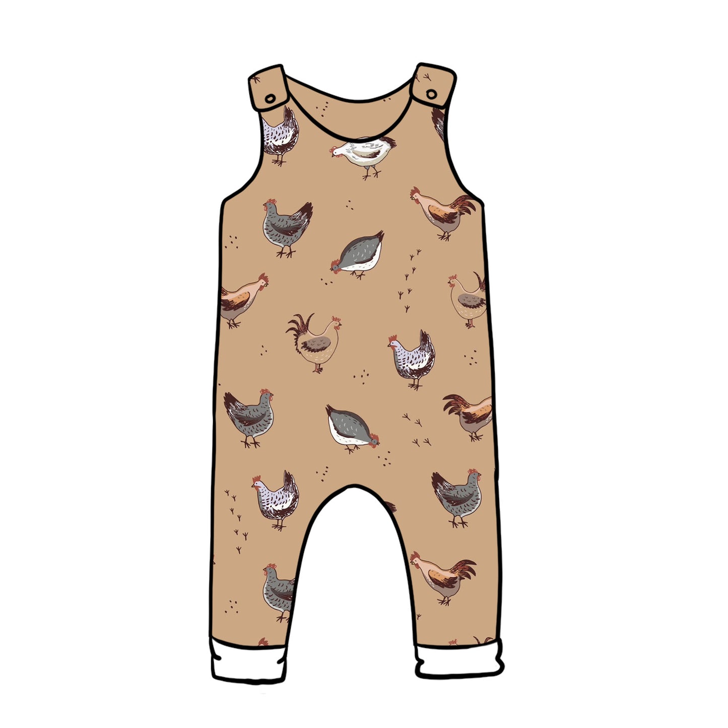 Chickens Romper