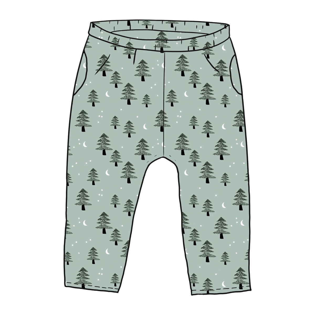 Winter Forest Toddler & Child Pocket Trousers