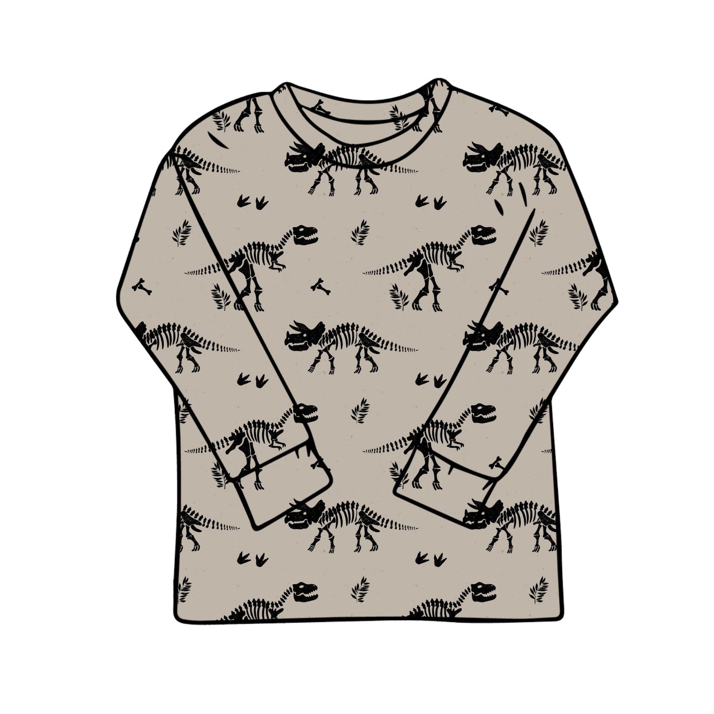 Dino Dig Child & Baby T-Shirt - Short or Long Sleeve