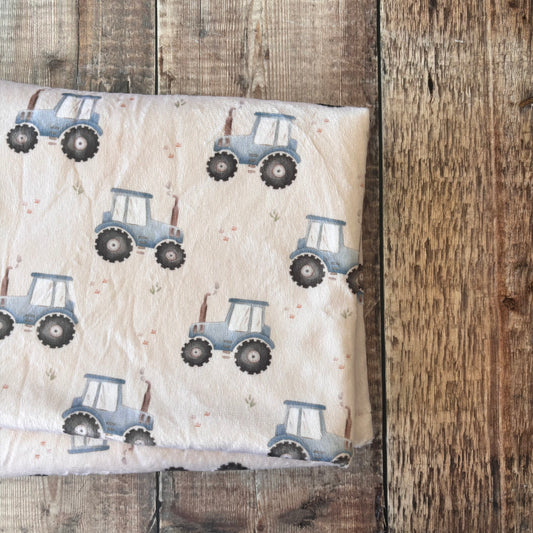 Tractors Sherpa Blanket - Pram/Buggy Size