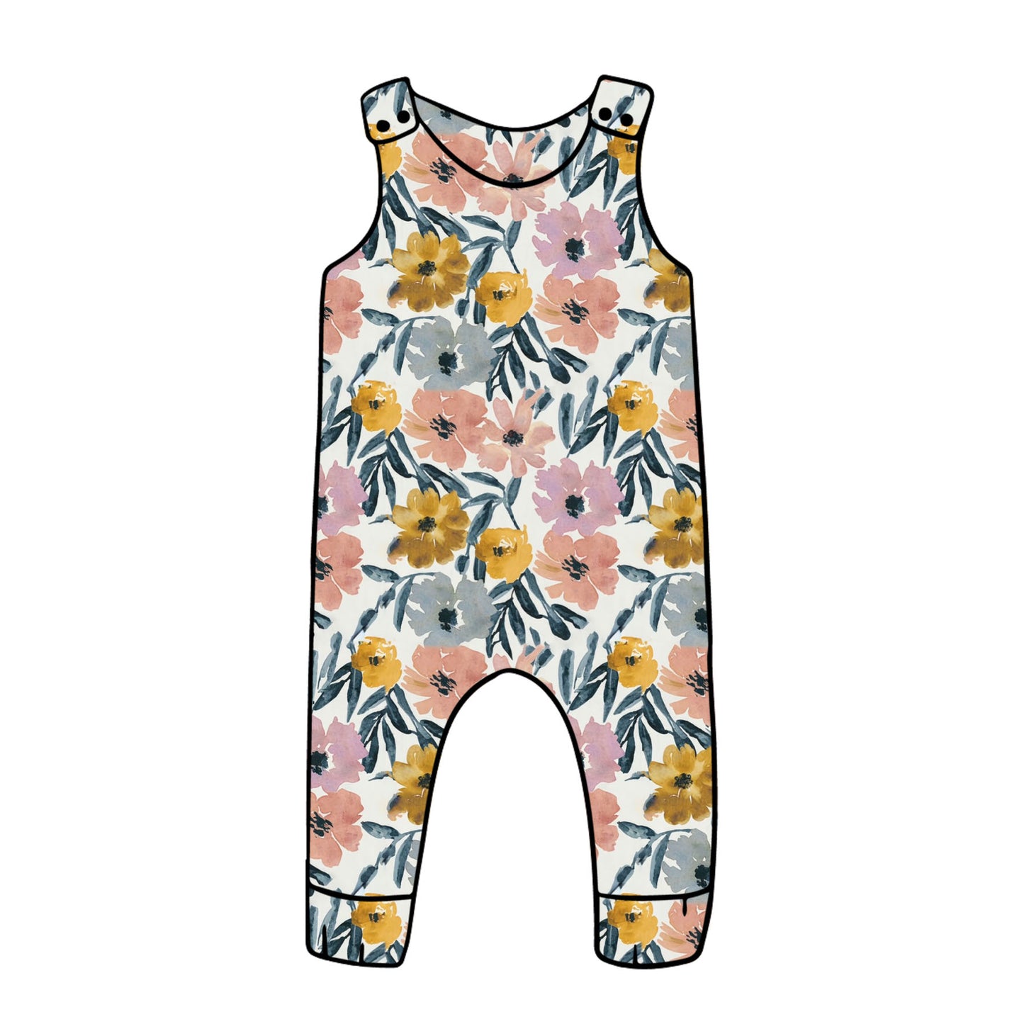 Sunny Blooms Romper