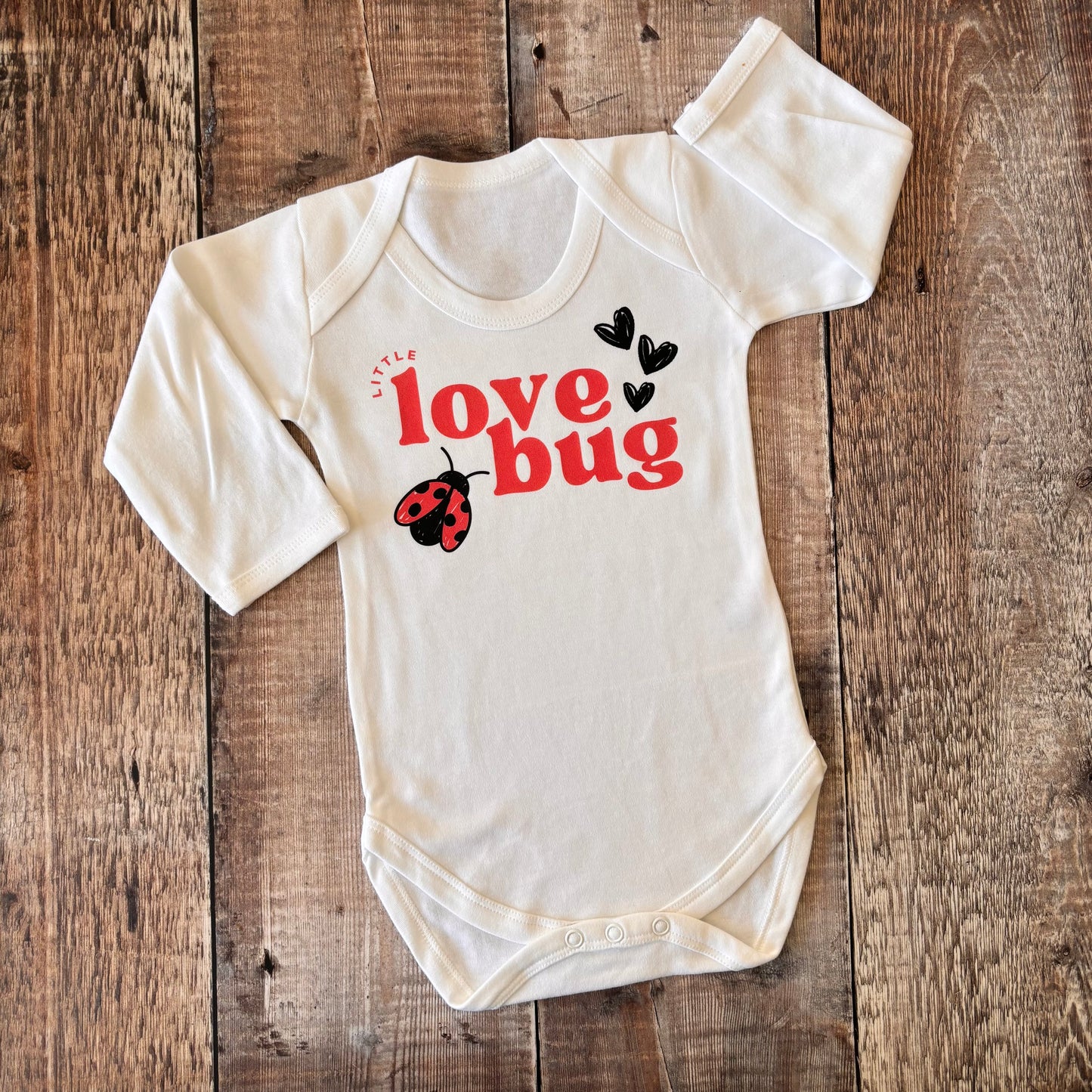 Little Love Bug long sleeve bodysuit 6-12m