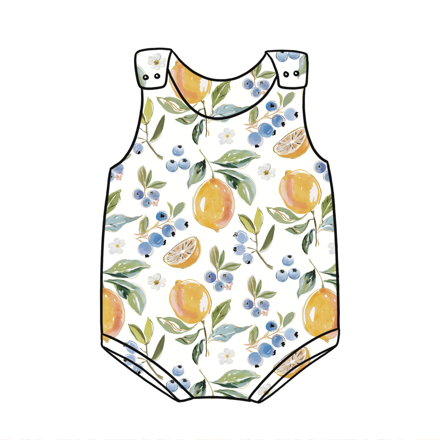 Fresh Lemons Child & Baby Bloomer Romper