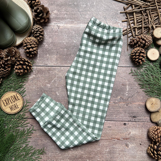 Forest Gingham Leggings