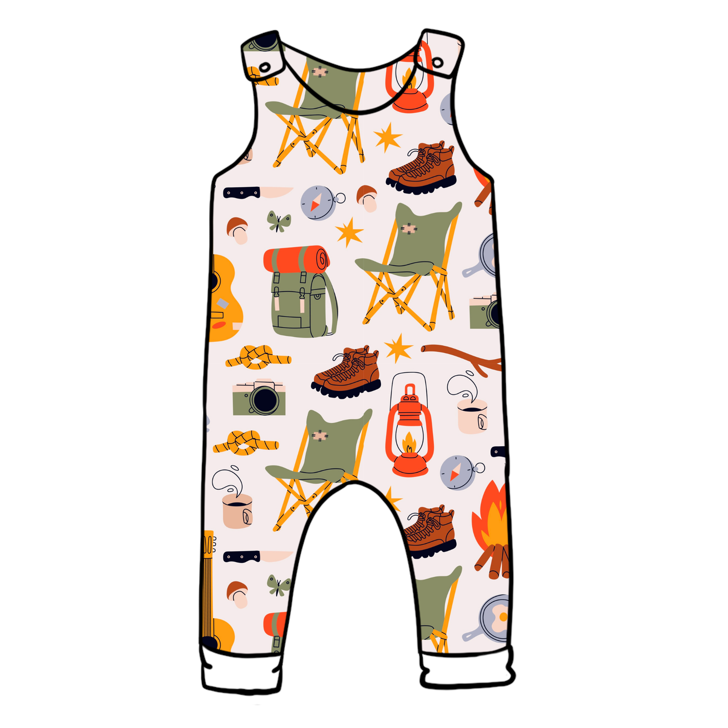 Camping Child & Baby Full Length Romper