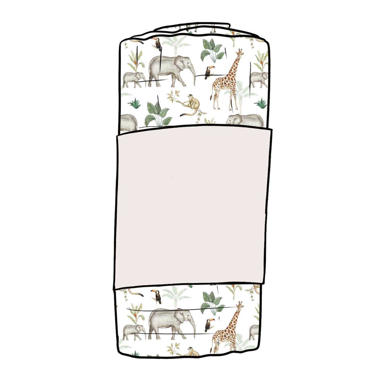 Safari Muslin Swaddle Blanket