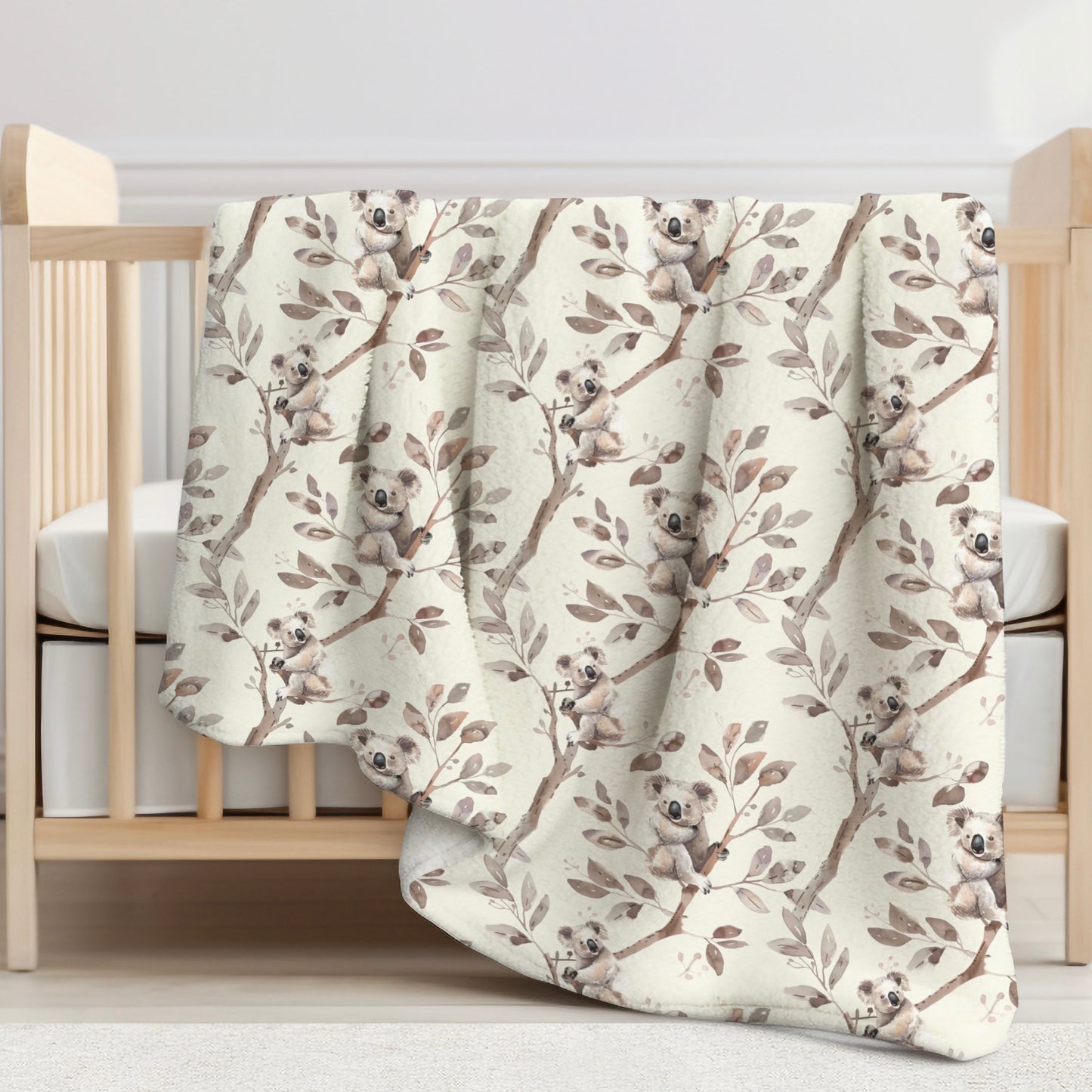 Koalas Sherpa Blanket