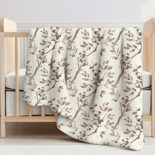 Koalas Sherpa Blanket