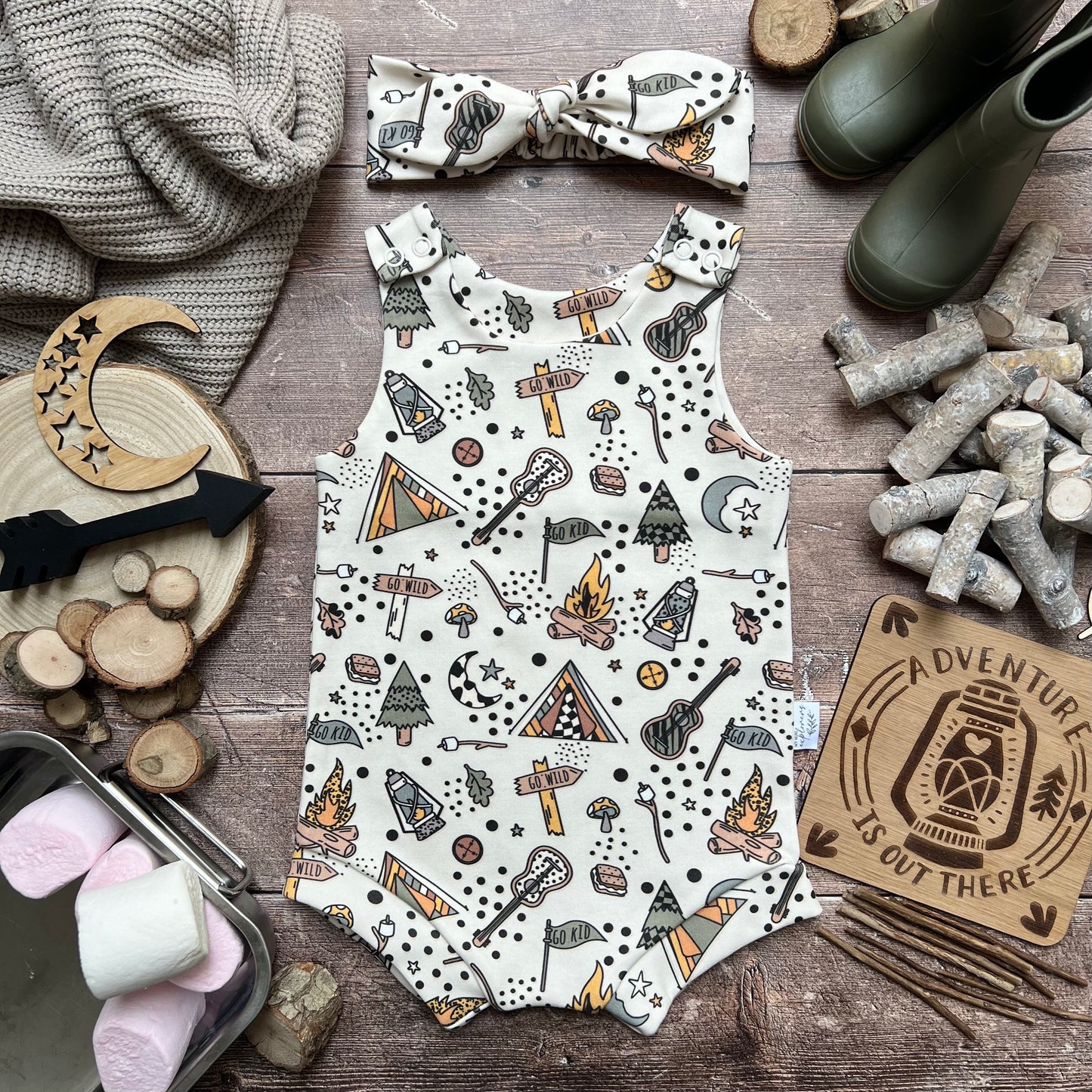 The Great Outdoors Bloomer Romper