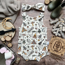 Load image into Gallery viewer, The Great Outdoors Bloomer Romper
