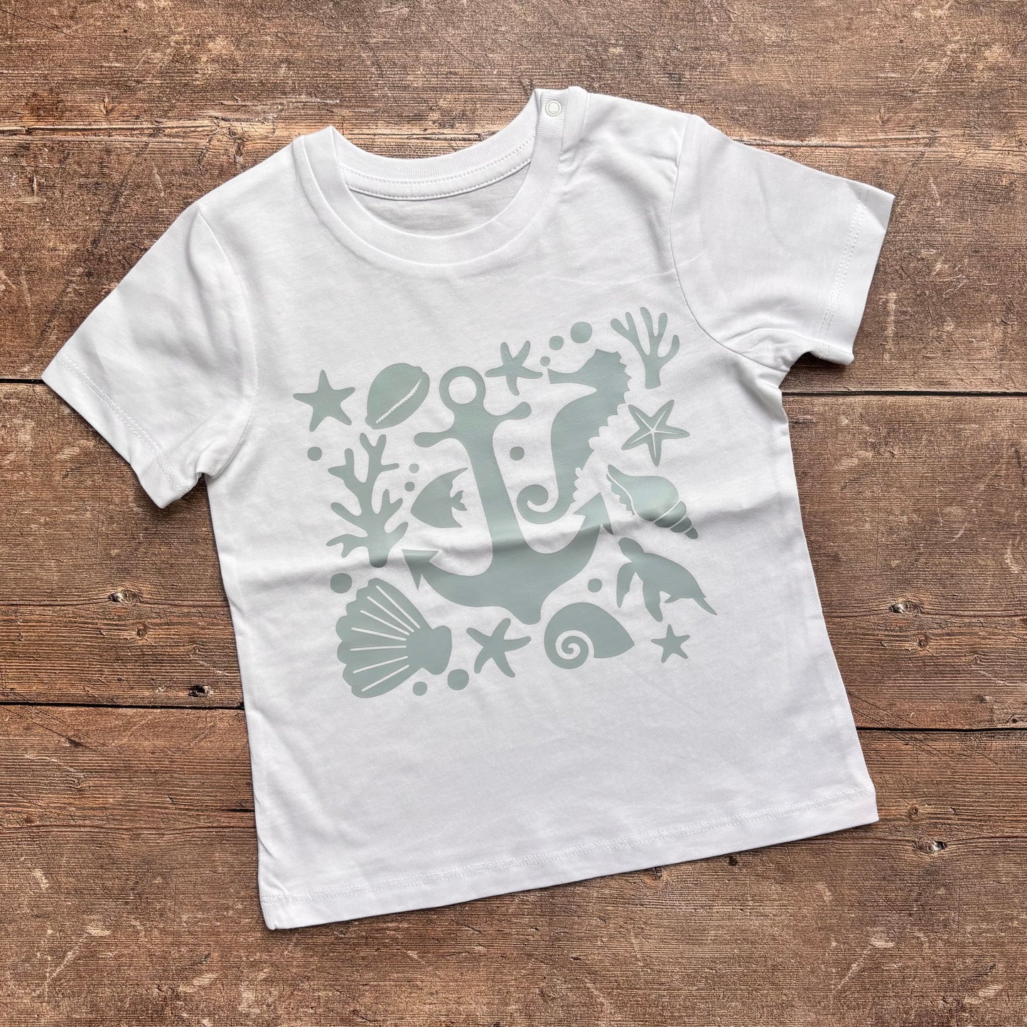 Beach Shapes Short Sleeve T-Shirt 2-3y