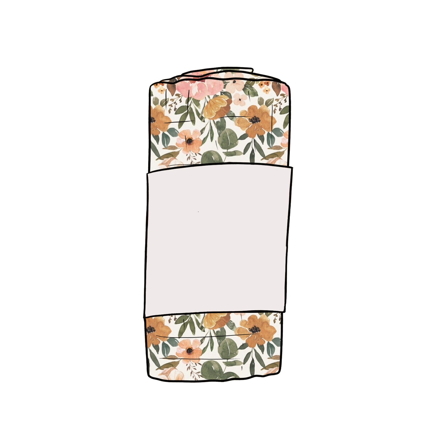Vintage Blooms Muslin Swaddle Blanket