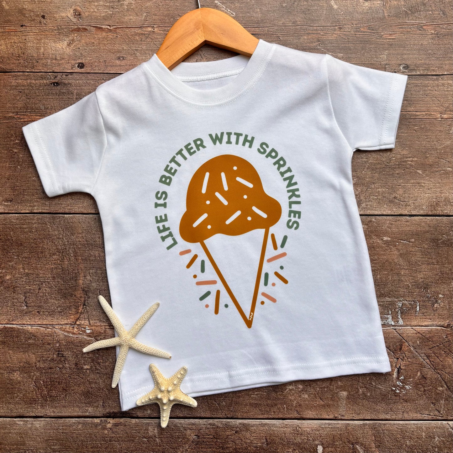 Life is Better with Ice Cream T-Shirt 1-2 years