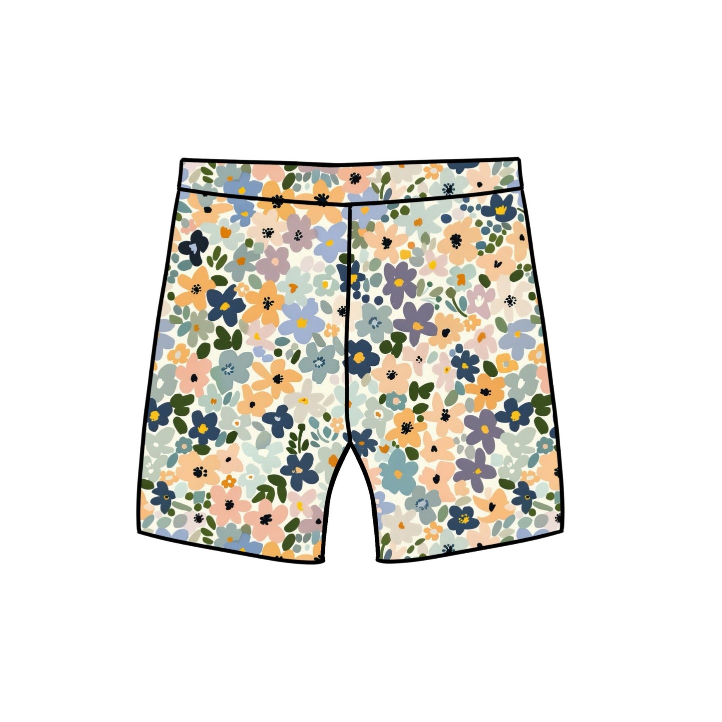 Wildflower Confetti Baby & Child Lounge Shorts