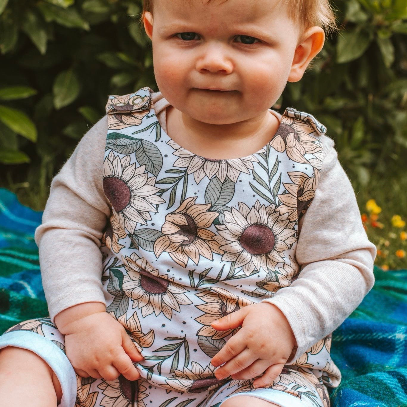Sunflower Meadow Child & Baby Short Romper